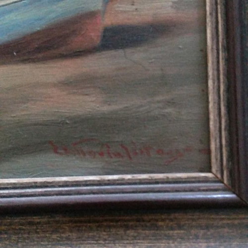 Pantazopoulos oil painting artwork