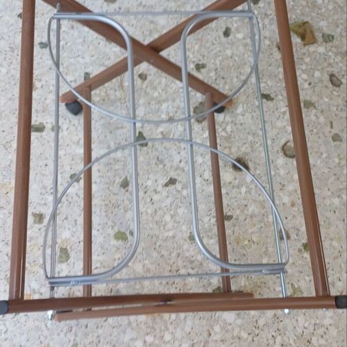 Βάση καλαθούνας μεταλλική καινούργια με ροδάκια