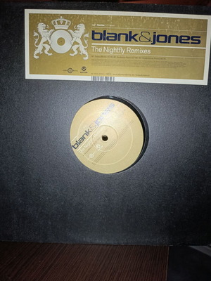 Blank and Jones The Nightly Remixes vinyl record used, electronic