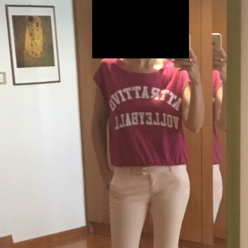 Toi Moi light pink pants used, size S