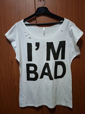 Bershka white blouse size M like new