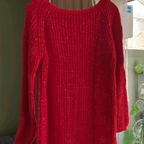 Red bouzouki dress new size L