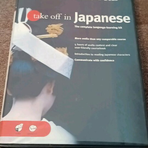 Japanese Language Learning Method like new, 4 CDs and 1 Book