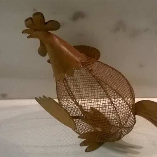 Decorative wire rooster new
