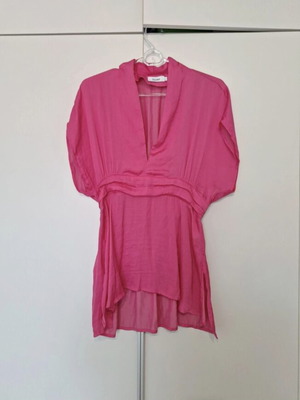 Toi&Moi blouse like new, size Large, bright fuchsia pink