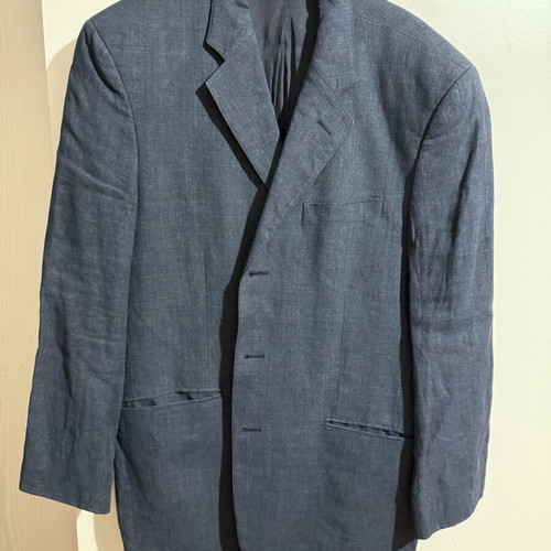 Men's jacket like new, gray and blue, size XL