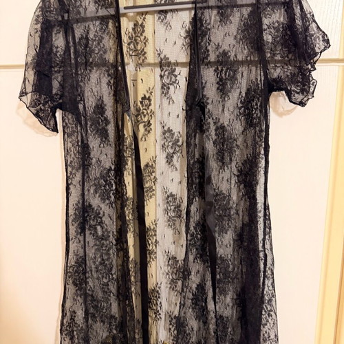 Claire Katrania Women's Nightgown M black like new