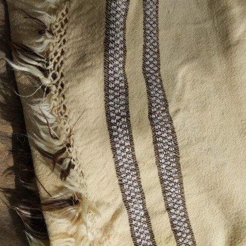 Traditional old blanket (ψαρανάπλα) used, hard Cretan woven 220x340