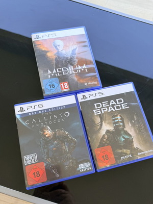 PS5 Horror Collection μεταχειρισμένη με Dead Space, The Callisto Protocol και The Medium