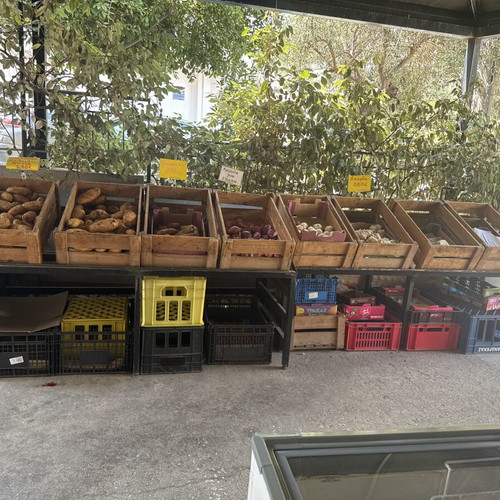 Metal Stand with 8 Handmade Wooden Crates used, professional display set
