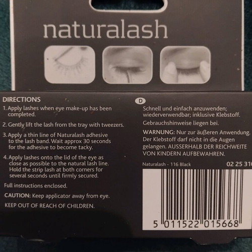 False eyelashes new, pack of 11 pieces