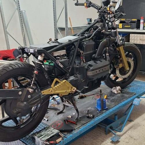 BMW K75 RT café racer motorcycle, 1986, 750cc