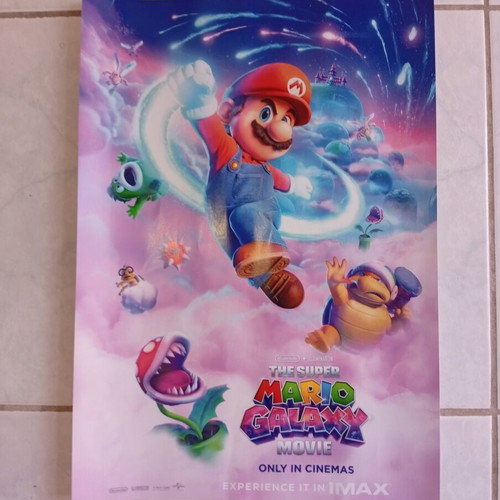 Super Mario Galaxy movie poster new