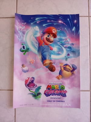 Super Mario Galaxy movie poster new