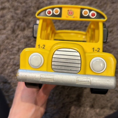Cocomelon school toy truck used with sounds and minor scratches