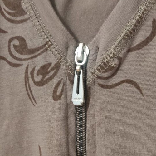 Summer cardigan brown with hood cotton like new, Small-Medium
