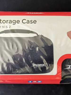 Dobe Nintendo Switch 2 Storage Case new, dark gray