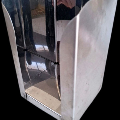 Professional stainless steel napkin holder used