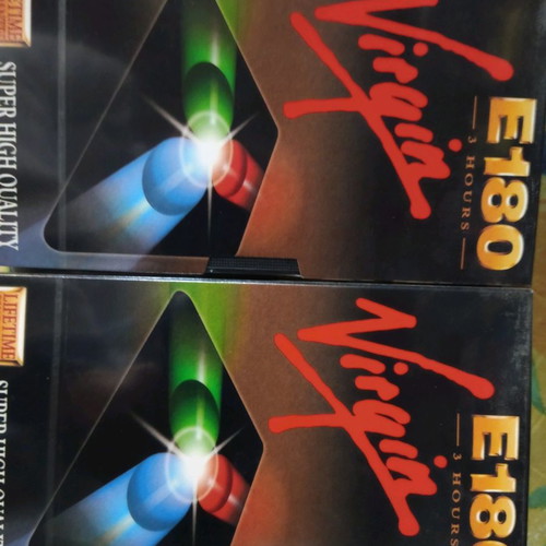 VHS video cassettes blank sealed, pack of 30, 180 minutes