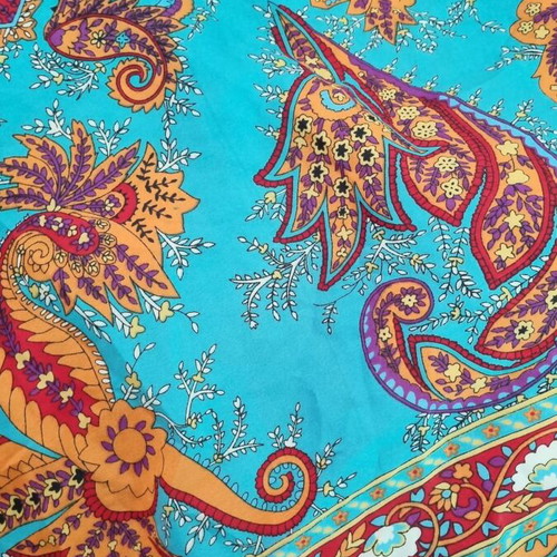Long viscose dress one size new, multicolor Double Six