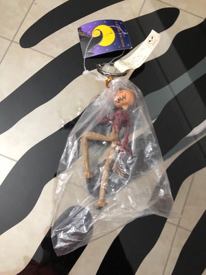 Nightmare Before Christmas Jack Pumpkin King μπρελόκ καινούργιο, vintage PVC