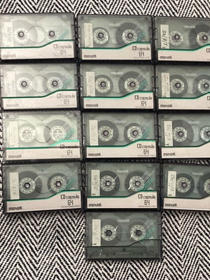 Maxell CD Capsule 64 μεταχειρισμένα, πακέτο 13 τεμαχίων, όλες γραμμένες