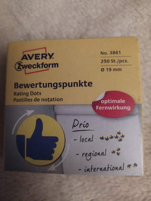 Reward stickers new, pack of 250 with like hand design