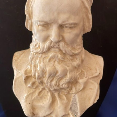 Bust of Johann Brahms 1920 like new, handmade