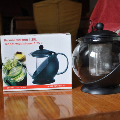 Teapot new, heat-resistant for brewing