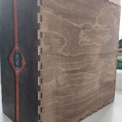Wooden box for Black Rose Wars Rebirth board game, made to order