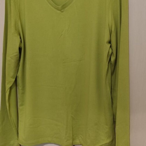 Celestino New Long-Sleeve Viscose Blouse Green M-L
