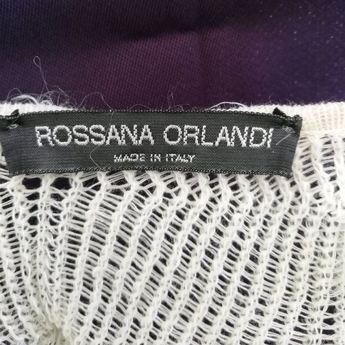 Rossana Orlandi Linen Blouse like new, beige, one size