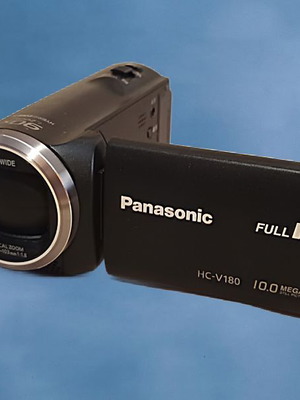 Panasonic HC-V180 Full HD camcorder with 64GB SD card and case