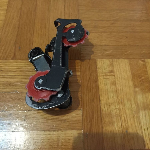Simplex bicycle derailleur used, black