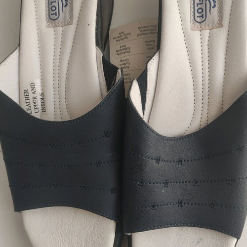 Fly Flot slippers new, black, size 40, leather