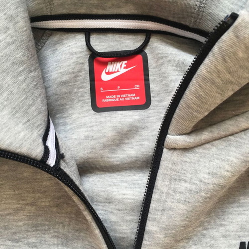 Nike Tech Fleece Windrunner Full Zip Hoodie Gray Mens Size S like new