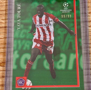 Αριθμημένη Κάρτα Yaya Toure Ολυμπιακός Rookie Champions League Topps 99/99