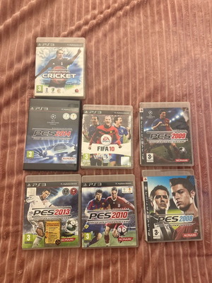 Παιχνίδια PlayStation 3 σαν καινούργια, πακέτο με PES, FIFA και Cricket