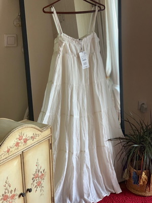 fitted lace wedding dress ZARA. Long purple boho dress. TS – Hibuy market main image 1