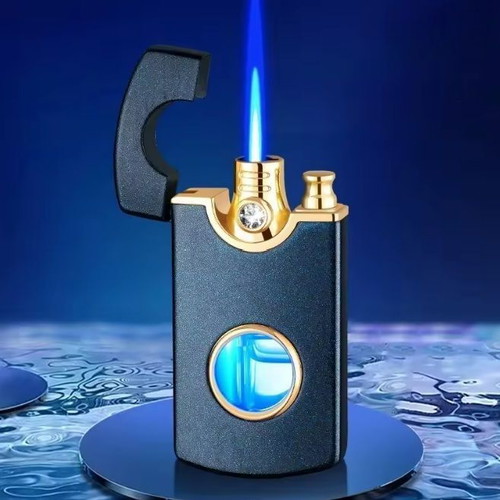 Luxury LED Torch Pipe/Cigar Lighter, Black