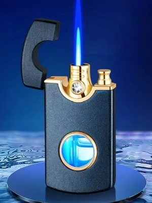 Luxury LED Torch Pipe/Cigar Lighter, Black