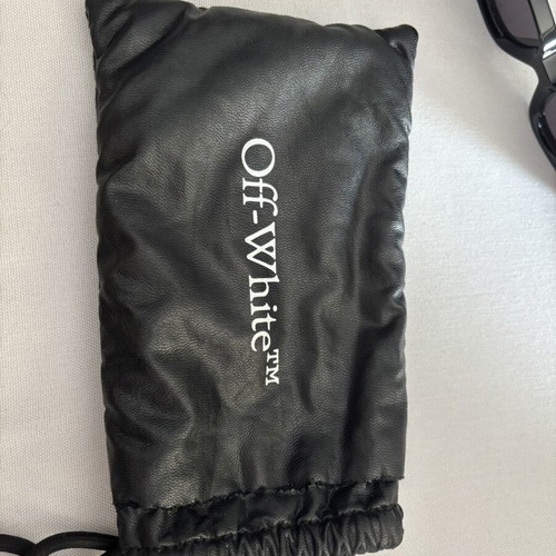 Off White sunglasses with unique design, original