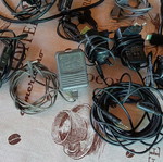 Various mobile and TV & PC cables used, functional