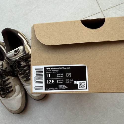 Nike Field General 82 sneakers like new, beige, size 45