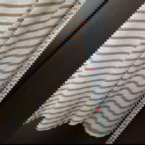 Дамска блуза m.n.c maniac като нова, размер XL, бежово и бяло