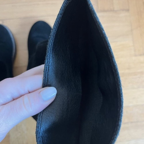 Sante suede boot used, 100% leather, size 37, black