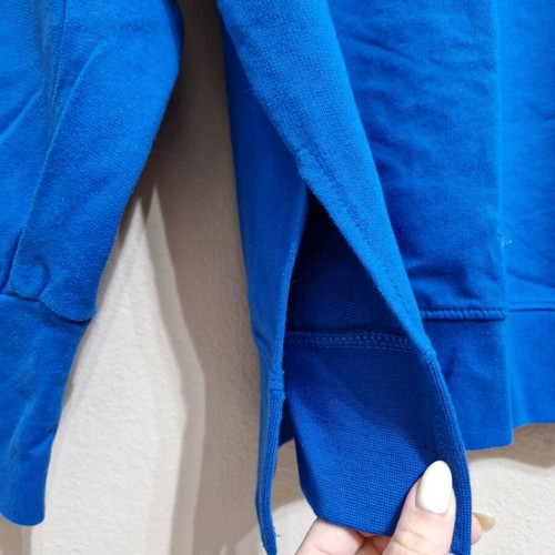 Pink Woman blue oversized sweatshirt like new