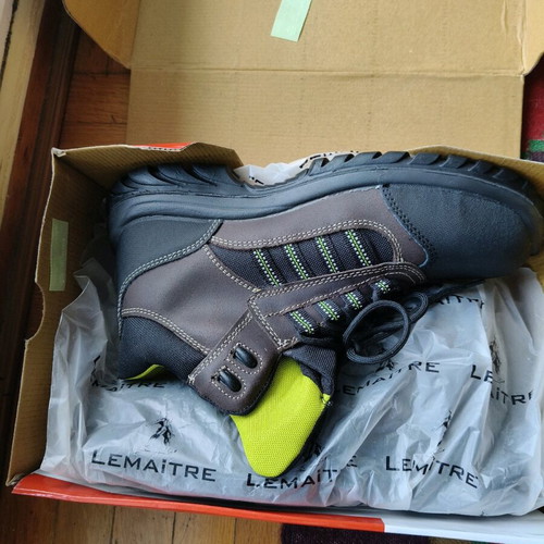 Lemaitre safety work boots new No 40 waterproof slip-resistant