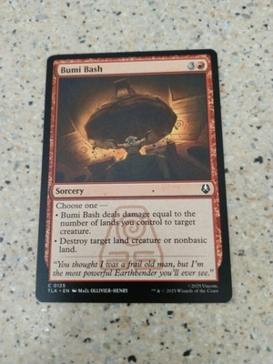Magic the Gathering Bumi Bash new