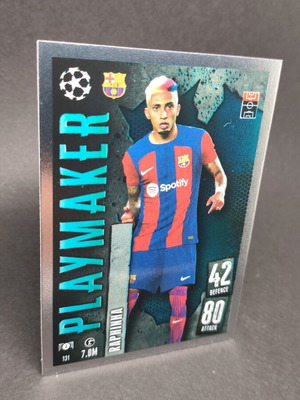 Raphinha Topps Playmaker card like new